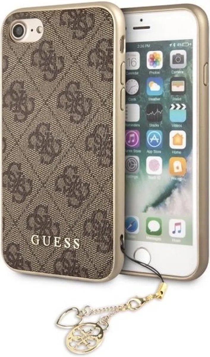 Guess 4G Charms Hard Case - Apple iPhone 7 (4,7'') von Guess in Braun – Produktfoto