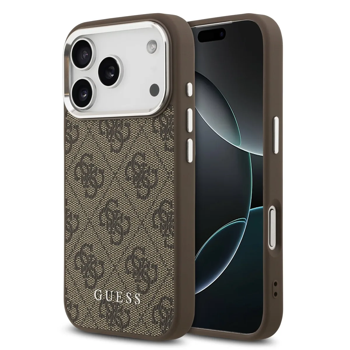 Guess 4G MagSafe hoesje voor iPhone 17 Pro Max en iPhone 18 Pro Max - Bruin von Guess – Produktfoto