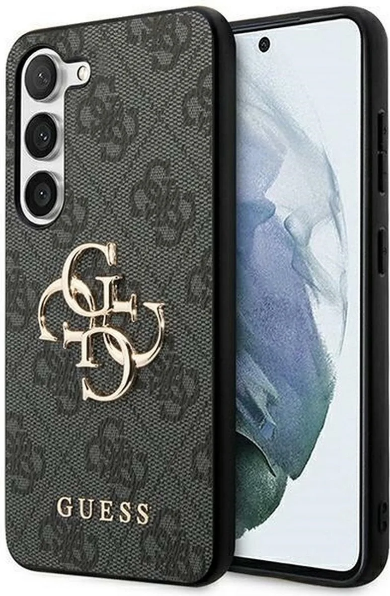 Guess 4G Metal Logo Back Case - Geschikt voor Samsung Galaxy A35 (A356) von Guess in Grau – Produktfoto