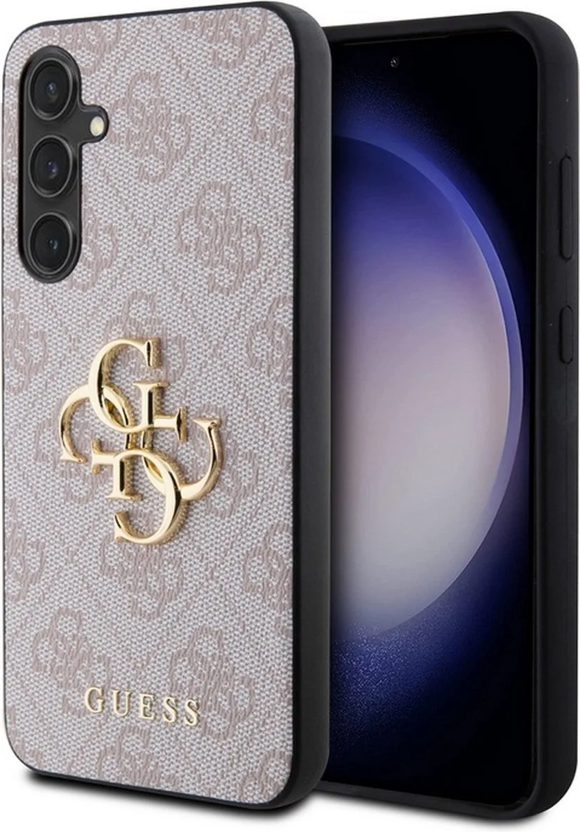 Guess 4G Metal Logo Back Case - Geschikt voor Samsung Galaxy S23 FE (S711) de Guess en Rose – photo produit