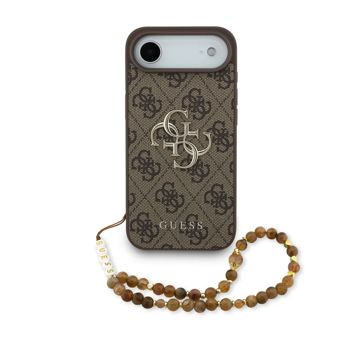 Guess 4G Metal Logo iPhone Air hoesje - Met Polskoord - Bruin von Guess – Produktfoto