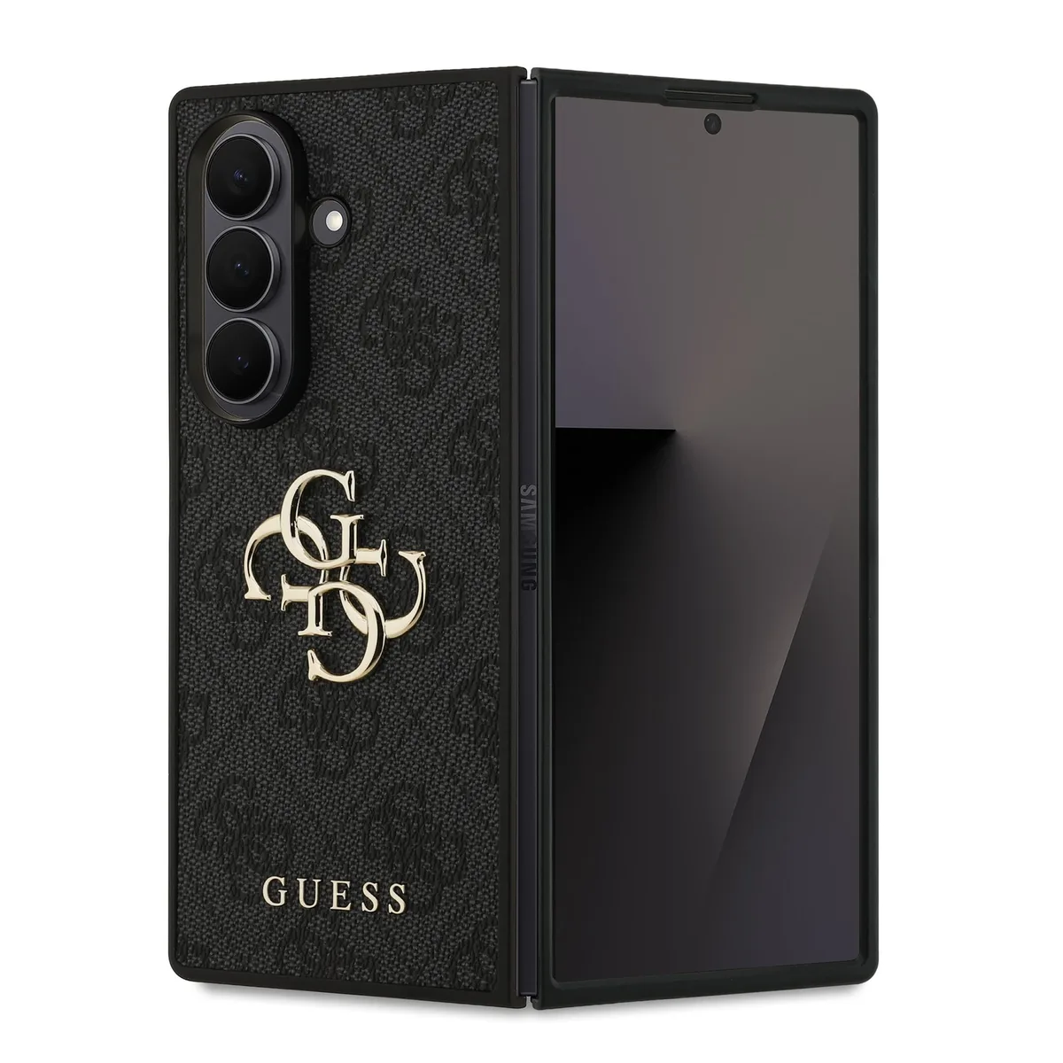 Guess 4G Metal Logo Samsung Galaxy Z Fold7 hoesje - Zwart de Guess – photo produit