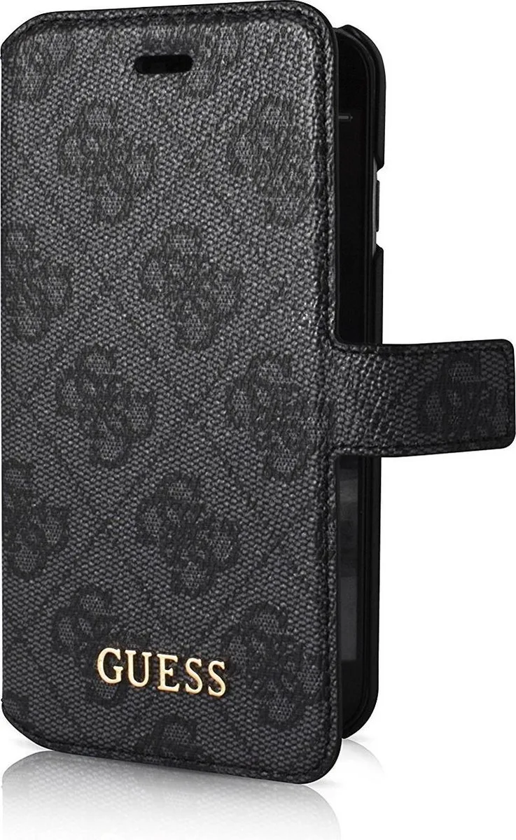 Guess 4G Uptown Book Case - Geschikt voor Apple iPhone 6/6S (4.7") - Donkergrijs från Guess i Grå – produktbild