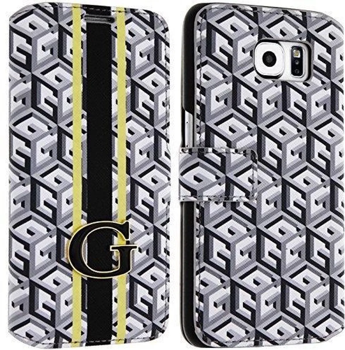 GUFLBKS6GCUBK 5.1"" Foliobladkg Multikg mobiele telefoon behuizingen" de Guess en Multicolore – photo produit