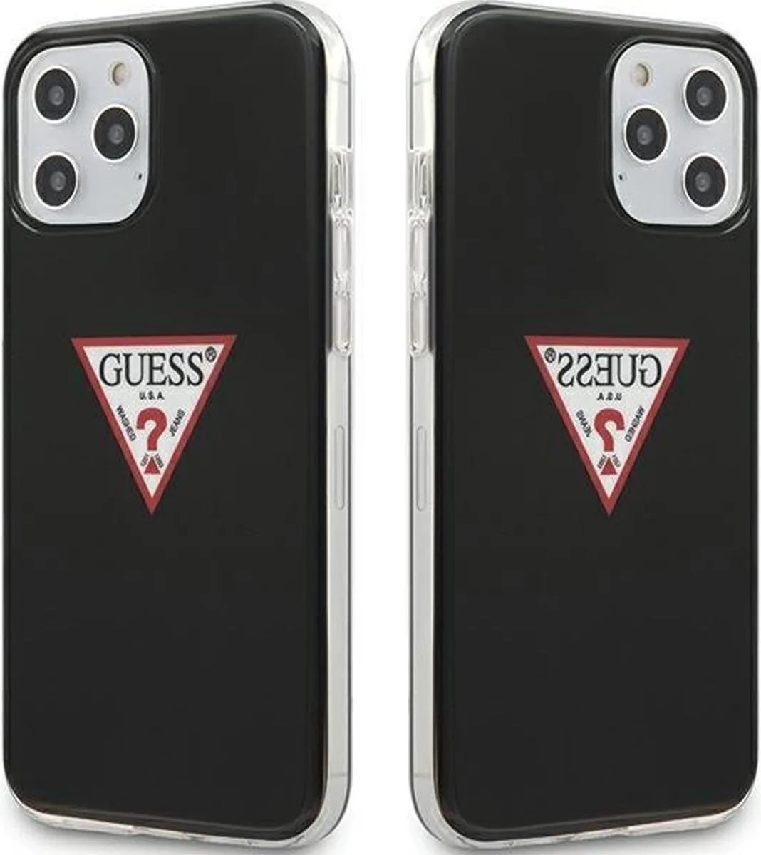 GUHCP12MPCUCTLBK Triangle Collection Hulle fur iPhone 12/12 Pro 6,1" de Guess en Noir – photo produit
