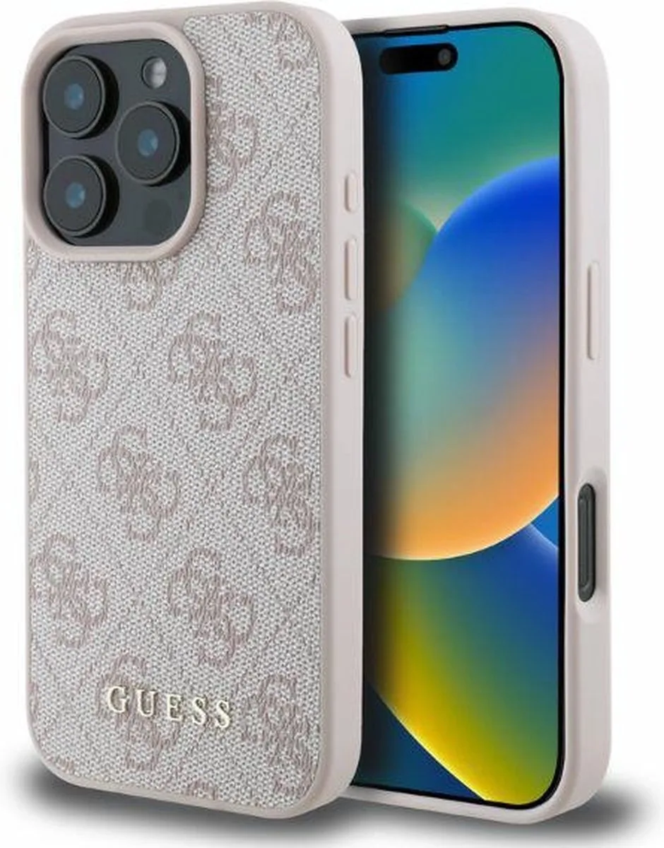 GUHCP16XG4GFPI iPhone 16 Pro Max 6,9" roze/roze hardcase 4G Classic från Guess i Universeel – produktbild