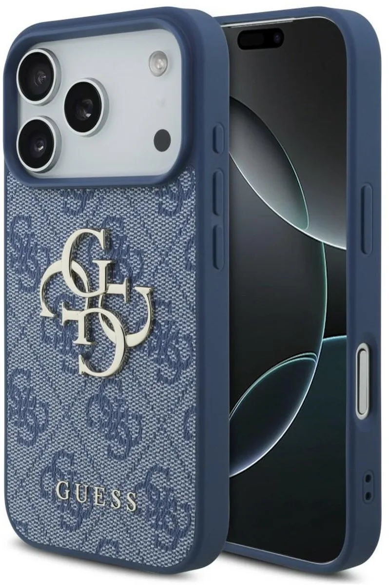 Hardcase 4G Big Logo (GUHCP18L4GMGBL) - iPhone 18 Pro / iPhone 17 Pro fra Guess i Blå – produktbillede