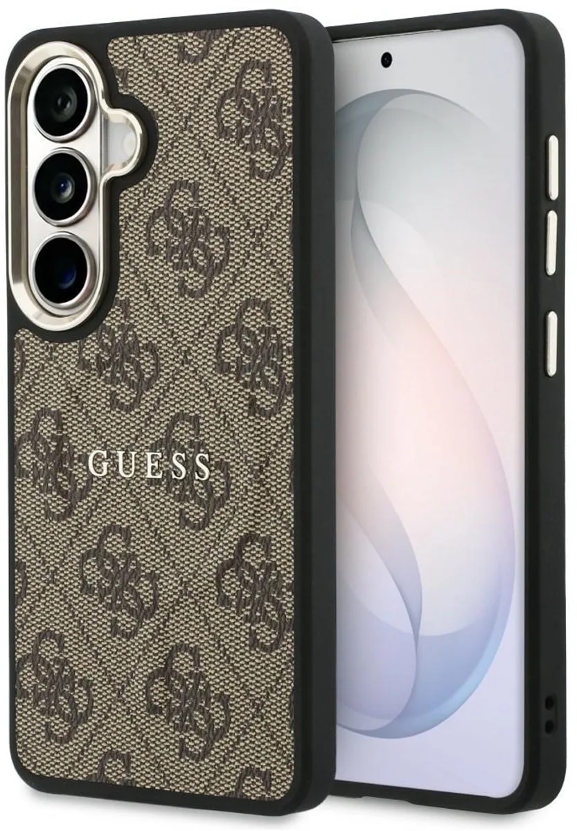 Hoesje 4G Met Geëmbosseerde Ring Voor Samsung Galaxy S26 Plus Magsafe Stijlvol van Guess in Transparant – productfoto