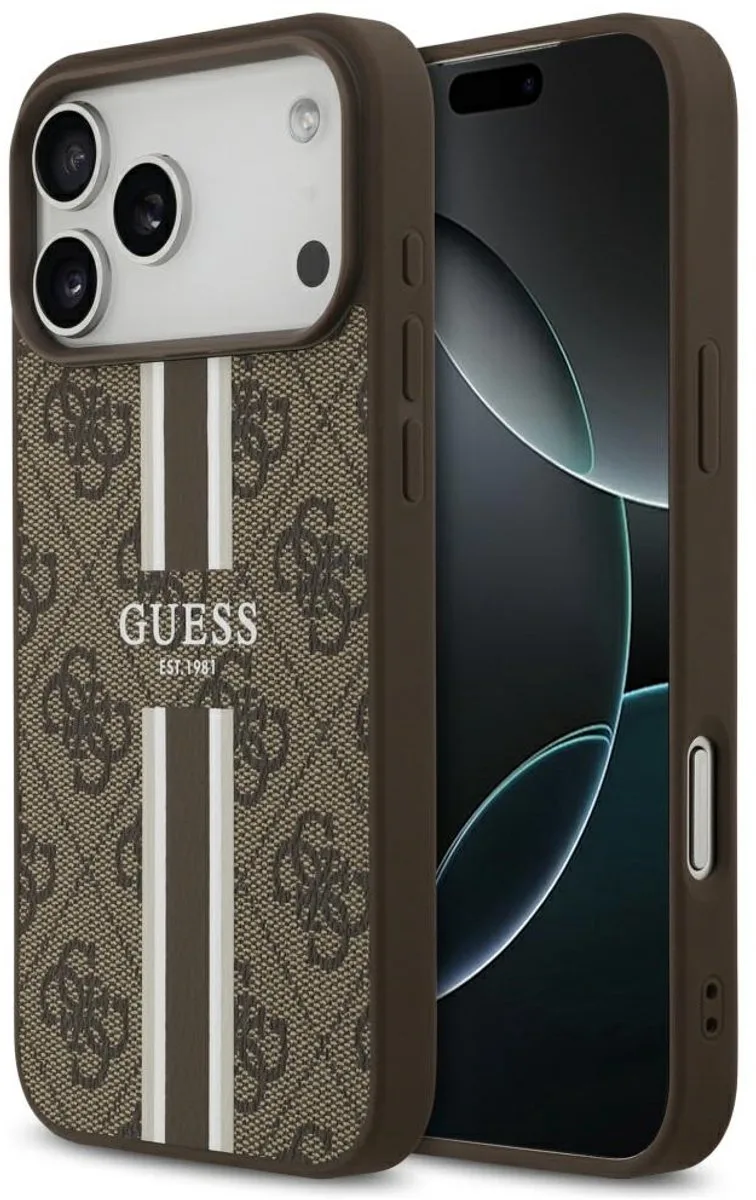 Hoesje geschikt voor Apple iPhone 17 Pro Max de Guess en Marron – photo produit