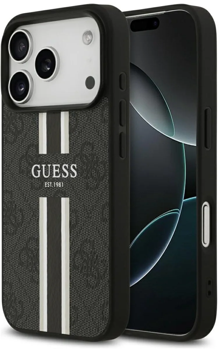 Hoesje geschikt voor Apple iPhone 17 Pro Max von Guess in Schwarz – Produktfoto