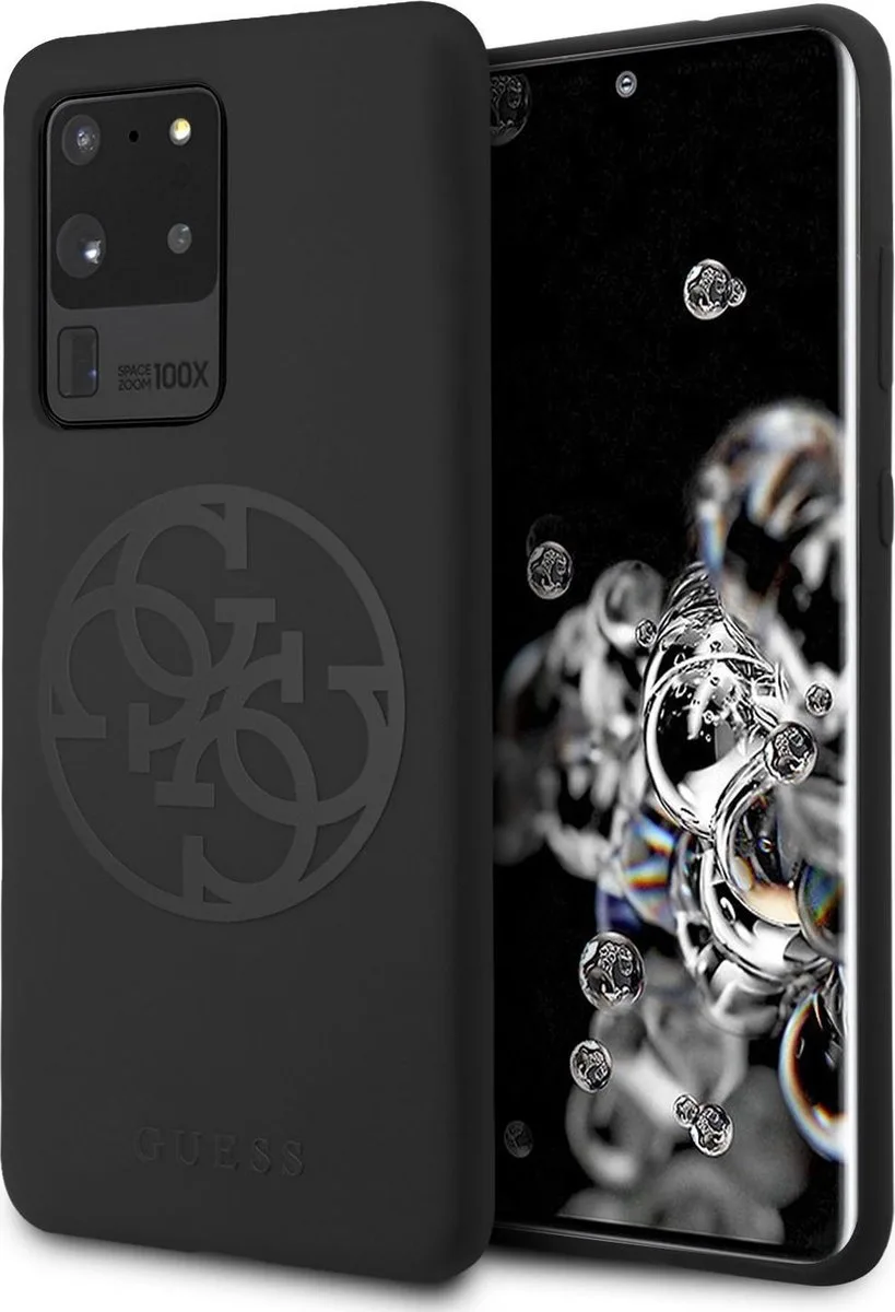 hoesje van Guess - Backcover - Samsung Galaxy S20 Ultra - GUHCS69LS4GBK de Guess en Noir – photo produit