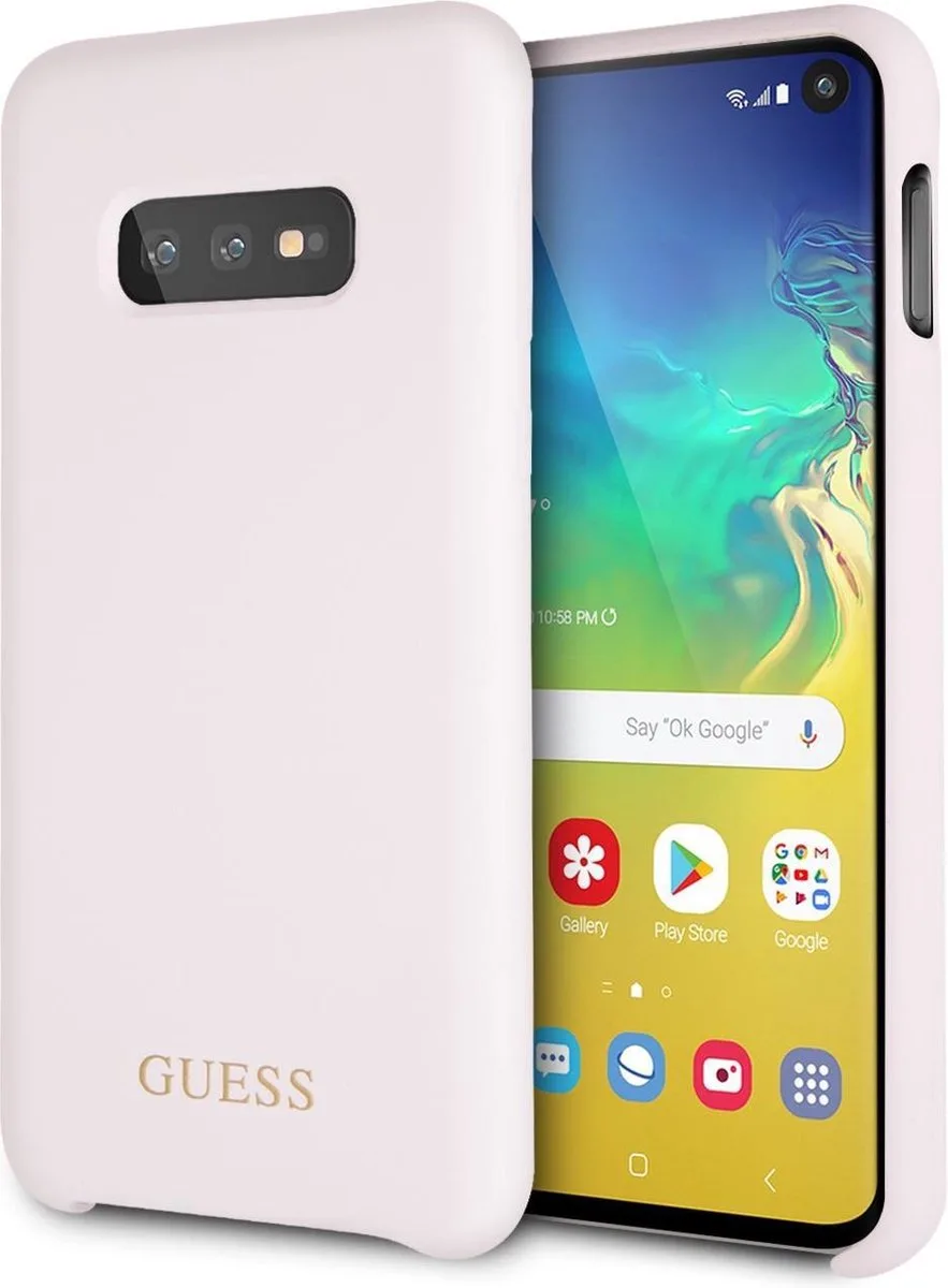 hoesje van Guess - Backcover - Soft Touch - Galaxy S10e - Chic de Guess en Rose – photo produit
