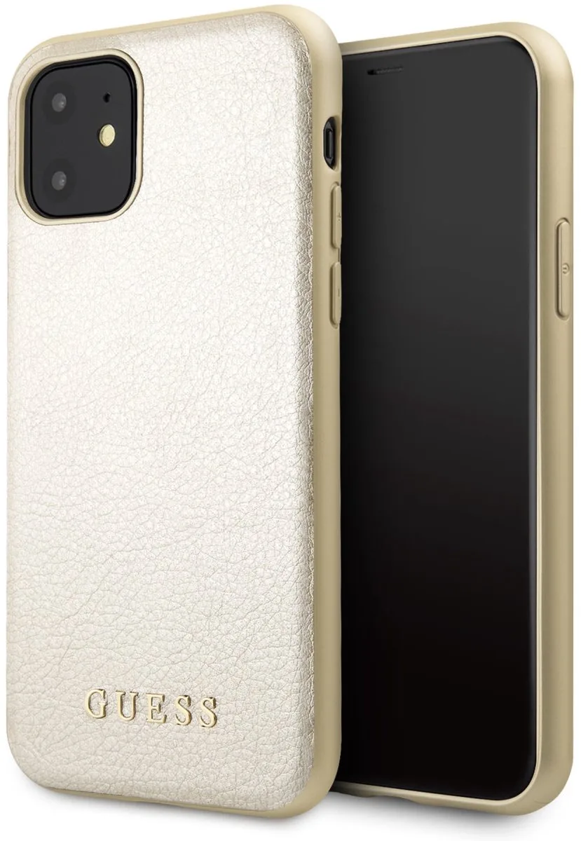 iPhone 11 Backcase hoesje de Guess en Or – photo produit