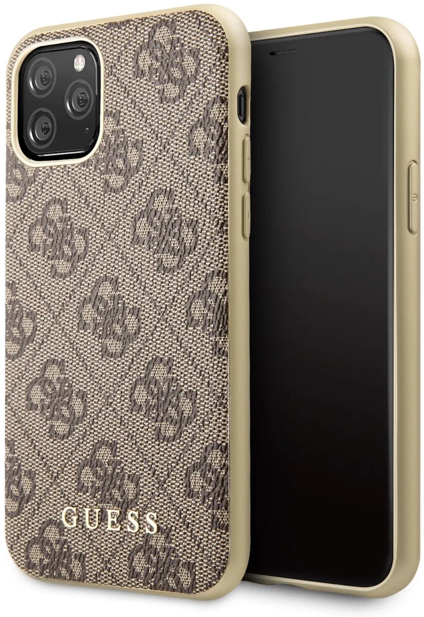 iPhone 11 Pro Backcase hoesje von Guess in Bruin – 4G – Produktfoto