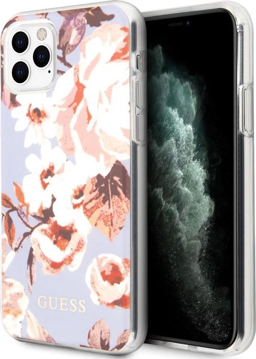 iPhone 11 Pro Backcase hoesje de Guess en Violet – photo produit