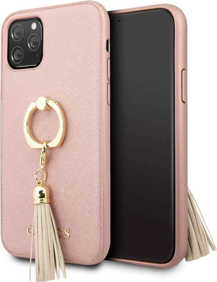 iPhone 11 Pro Backcase hoesje de Guess en Rose Goud – photo produit