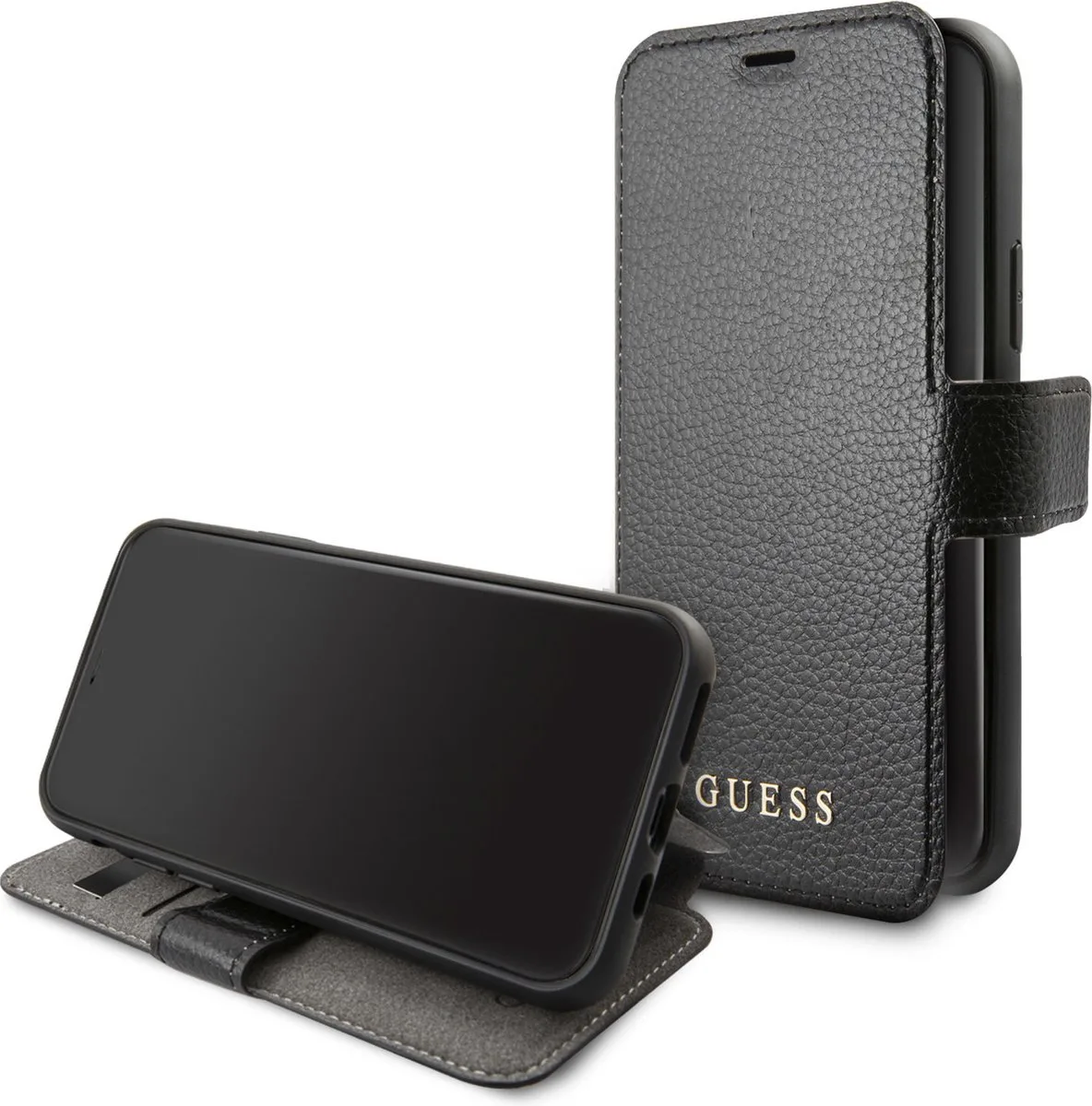 iPhone 11 Pro Bookcase hoesje de Guess en Noir – photo produit