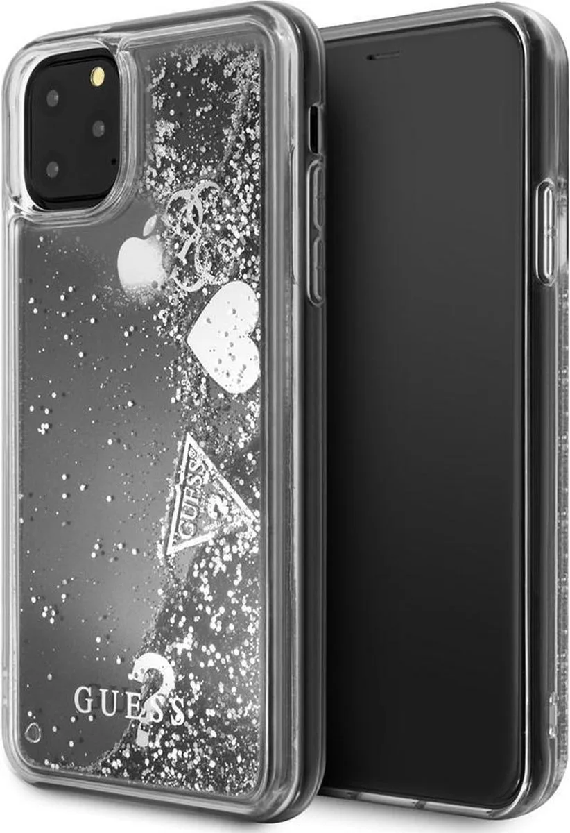 iPhone 11 Pro Max Backcase hoesje de Guess en Argent – photo produit