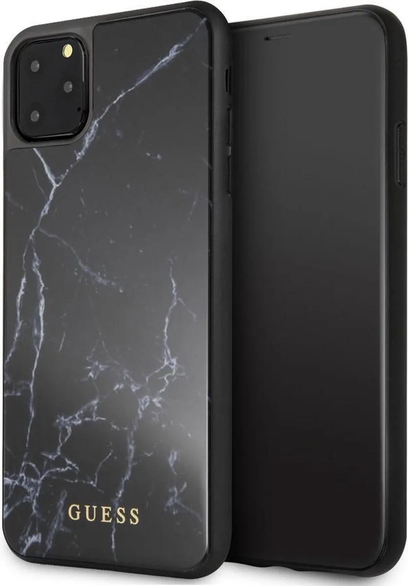 iPhone 11 Pro Max Backcase hoesje fra Guess i Sort – produktbillede