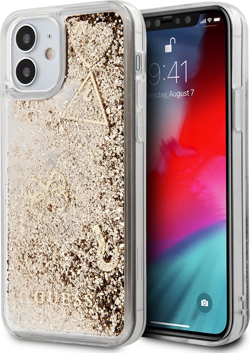 iPhone 12 Mini Backcase hoesje de Guess en Or – photo produit