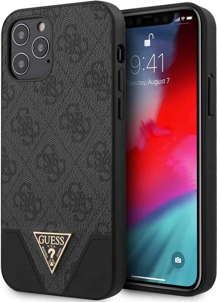 iPhone 12 Pro Max Backcase hoesje de Guess en Gris – photo produit