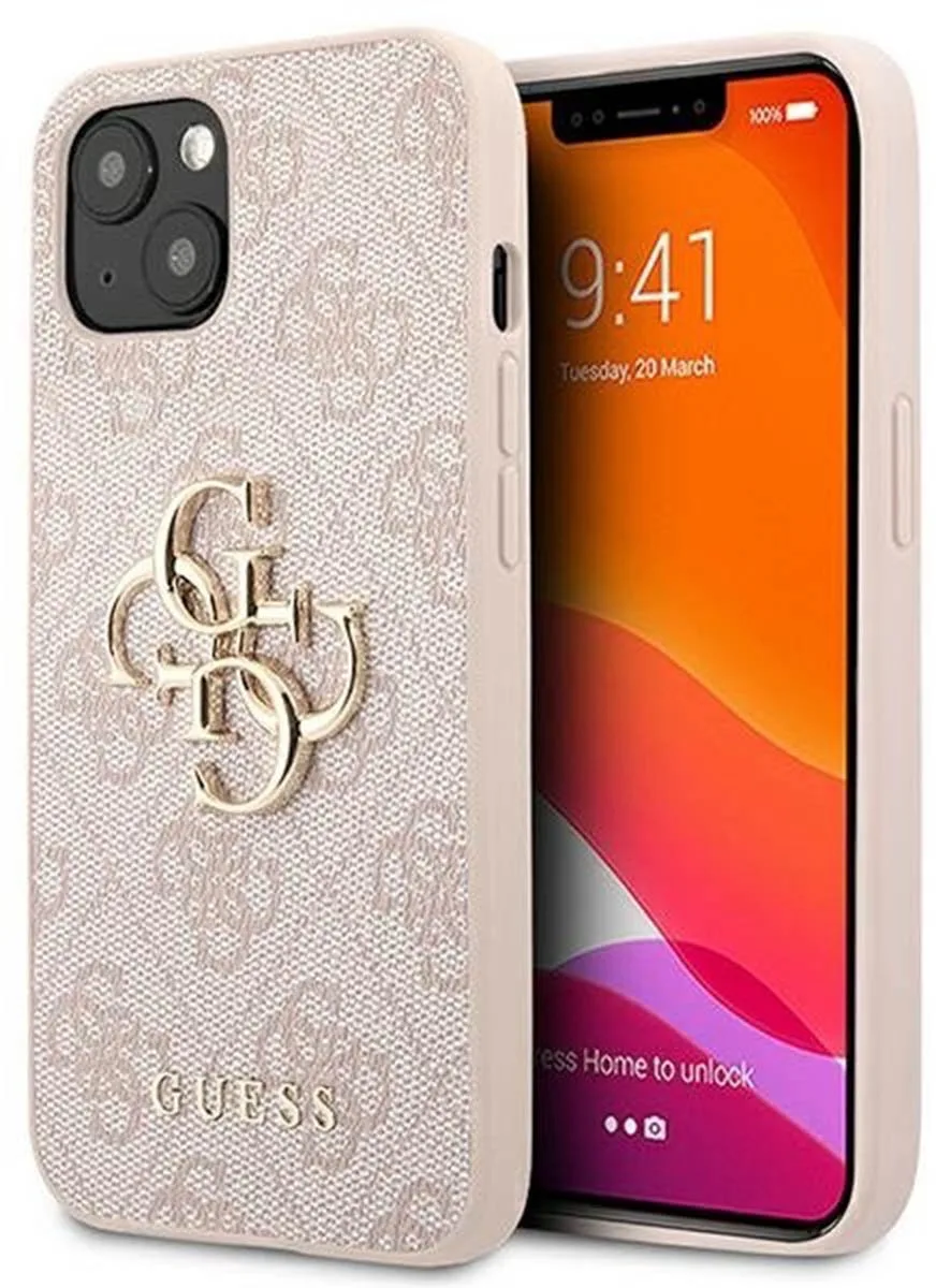 iPhone 13 Backcase hoesje de Guess en Rose – photo produit
