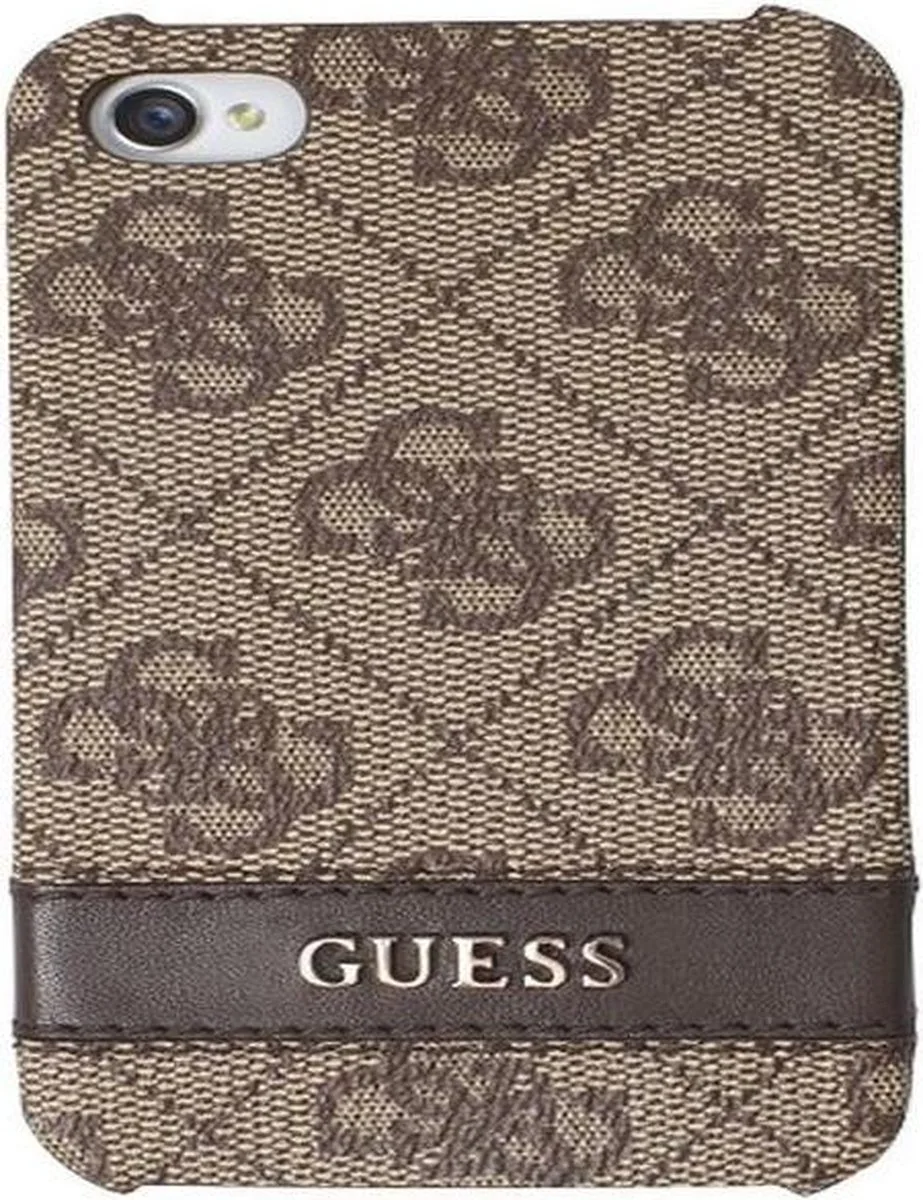 iPhone 4 / 4S Back Case - 4G von Guess in Braun – Produktfoto