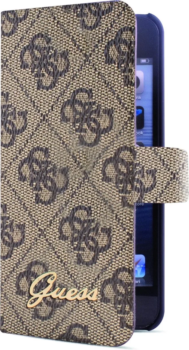 iPhone 5S/5 hoesje von Guess in Braun – Produktfoto
