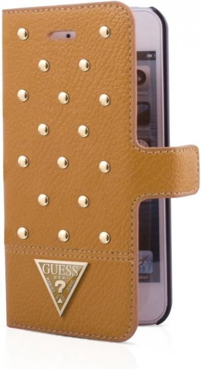 iPhone 5S/5 hoesje von Guess in Leer – Produktfoto
