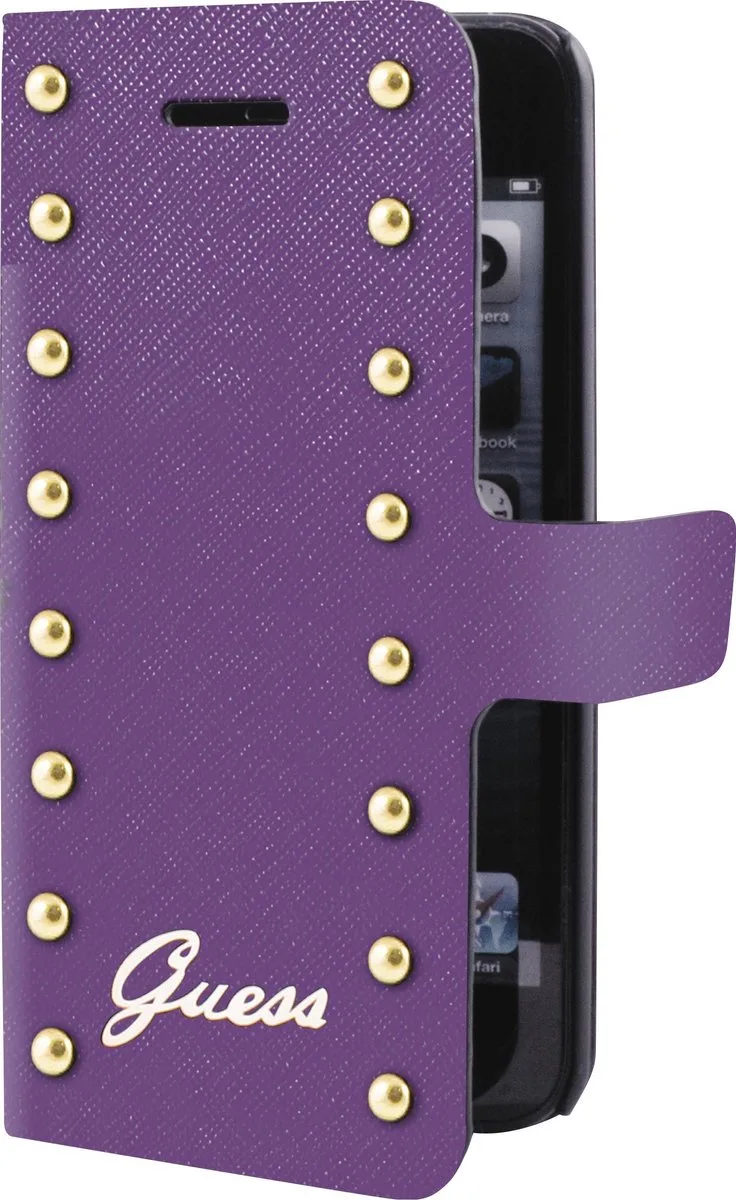 iPhone 5S/5 hoesje de Guess en Violet – photo produit