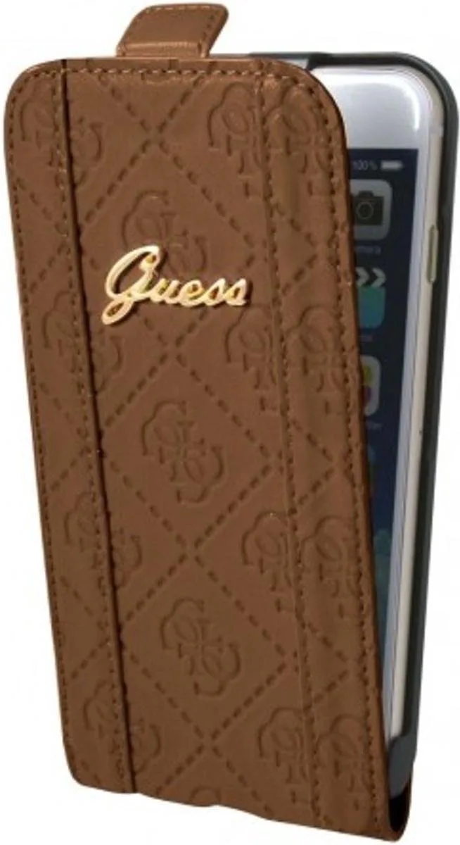 iPhone 6 Scarlett Flap Case - Cognac von Guess in Braun – Produktfoto