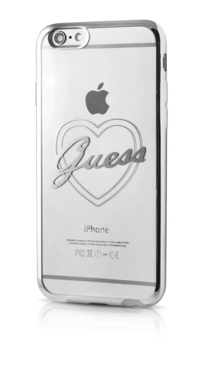 iPhone 6s/6 hoesje von Guess in Silber – Produktfoto