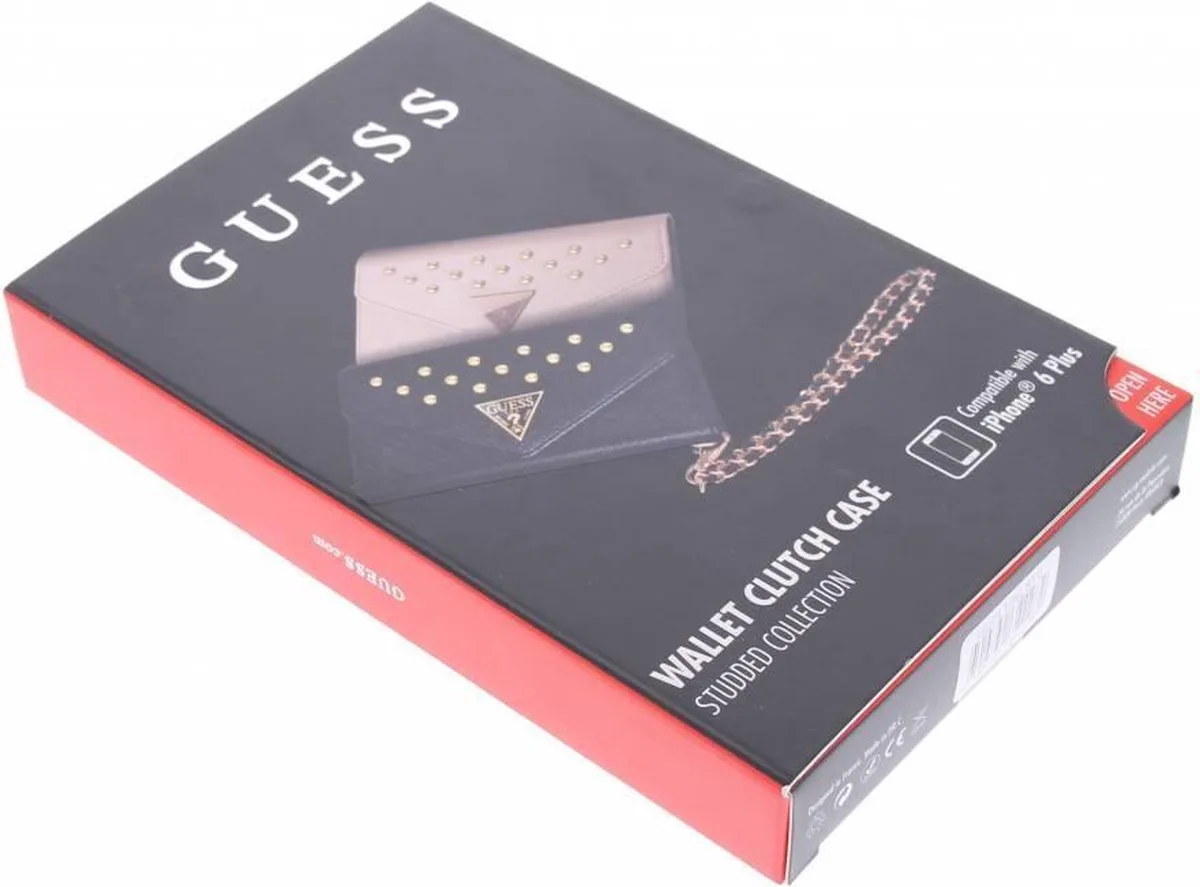 iPhone 6s Plus/6 Plus hoesje von Guess in Silber – Produktfoto
