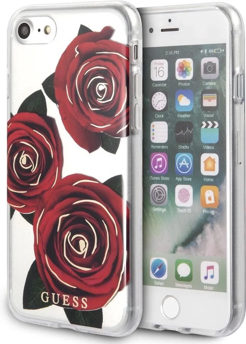 iPhone 8/7/6s/6 hoesje von Guess in Rot – Produktfoto
