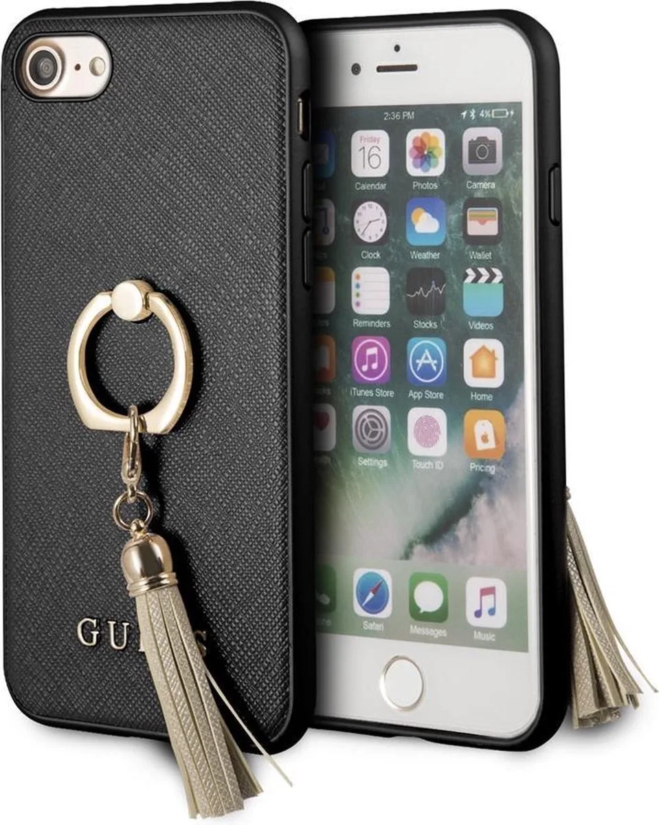 iPhone 8/7 hoesje van Guess in Zwart – productfoto