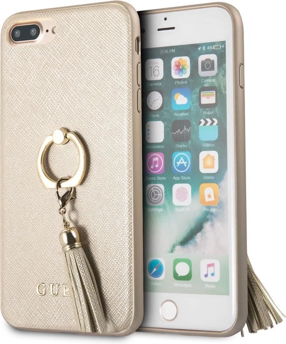 iPhone 8 Plus/7 Plus/6s Plus/6 Plus hoesje de Guess en Or – photo produit