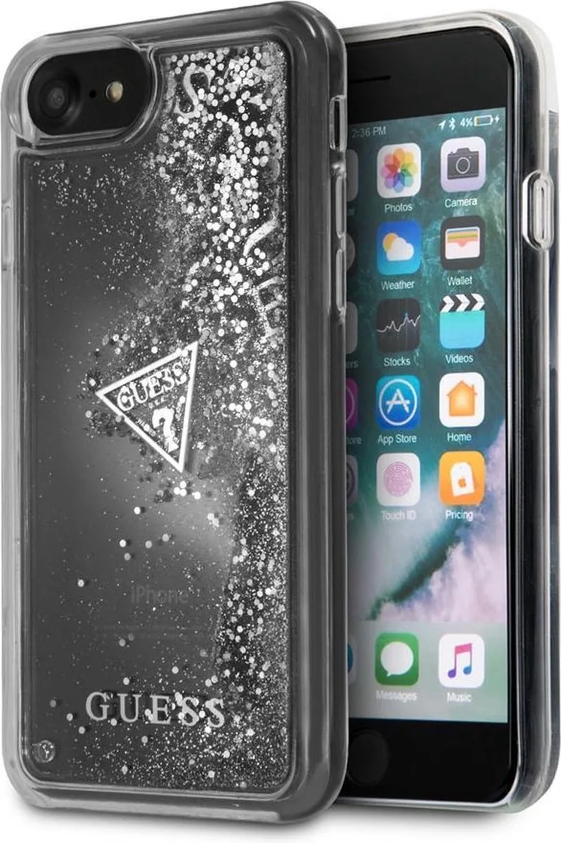 iPhone SE (2020)/8/7/6s/6 Backcase hoesje fra Guess i Sølv – produktbillede