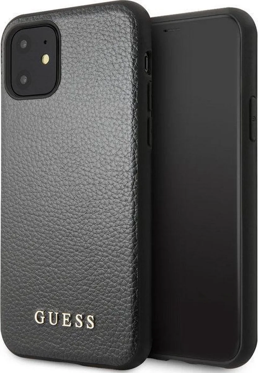 IriDescent Hard Case voor Apple iPhone 11 (6.1") van Guess in Zwart – productfoto