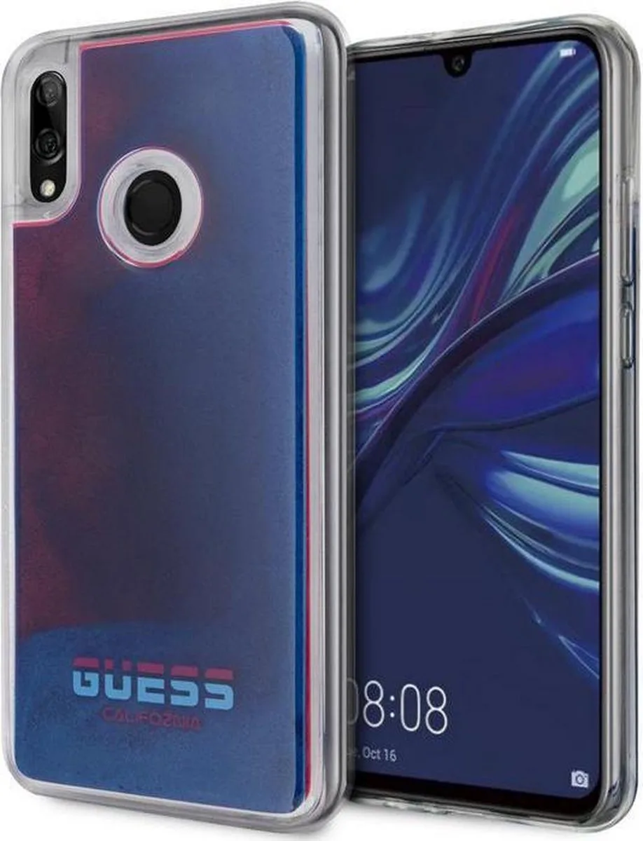 Liquid Glow in the Dark Hard Case - Huawei P Smart 2019 från Guess i Blå – produktbild