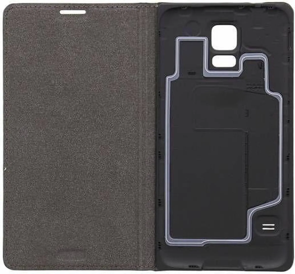 Originele Studded Collection Folio Bookcase hoesje - voor de Samsung Galaxy S5 / S5 Plus / S5 Neo fra Guess i Lilla – produktbillede