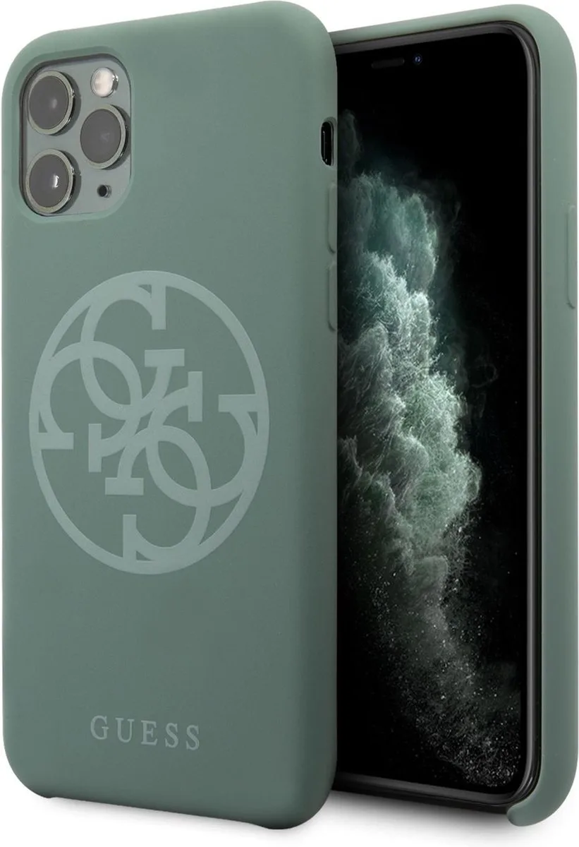 Premium Tone On Tone Backcase Hoesje iPhone 11 Pro - Midnight green fra Guess i Grøn – produktbillede