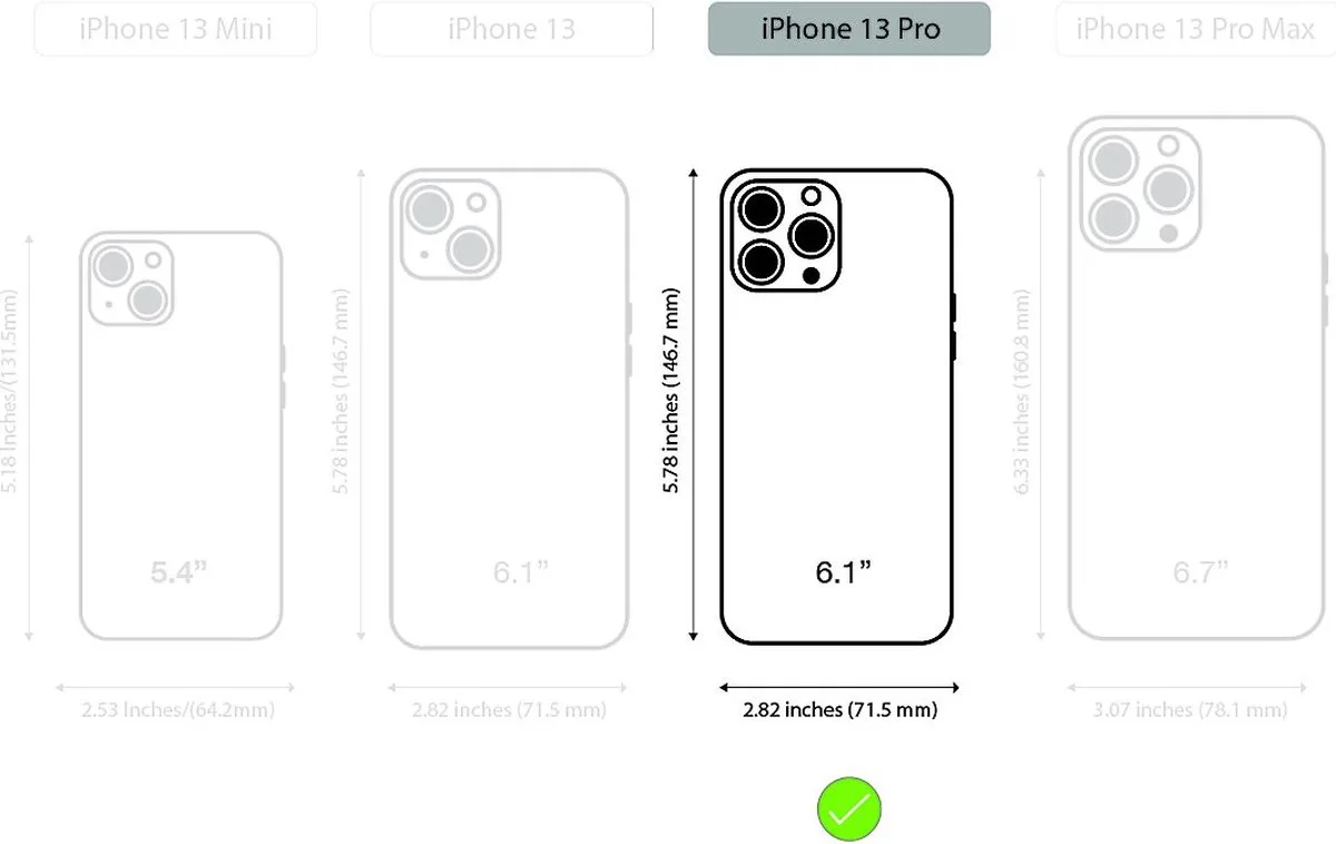 Saffiano Metal Logo Back Case - Geschikt voor Apple iPhone 13 Pro (6.1") från Guess i Svart – produktbild