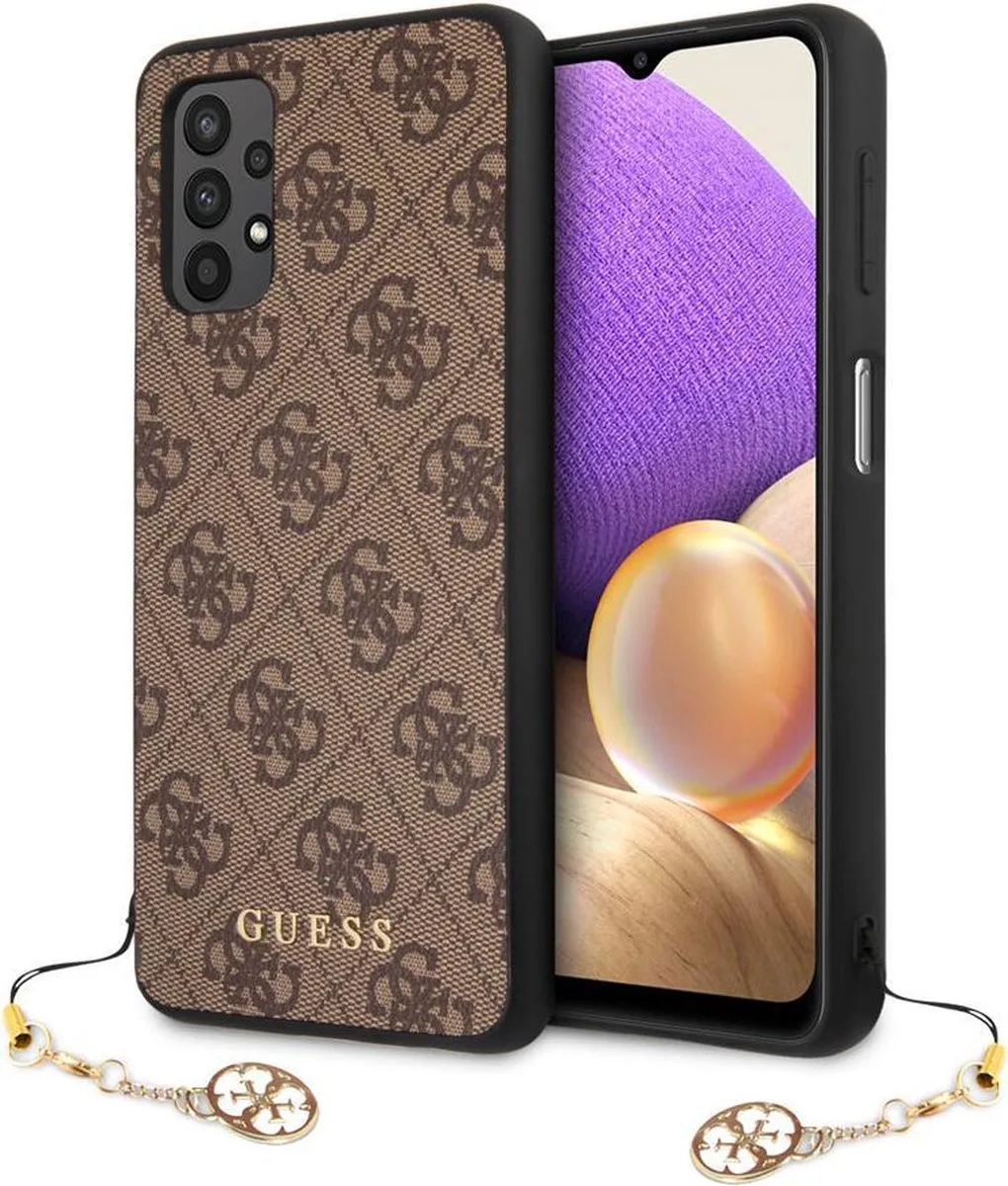 Samsung Galaxy A32 4G Backcase hoesje van Guess in Bruin – productfoto