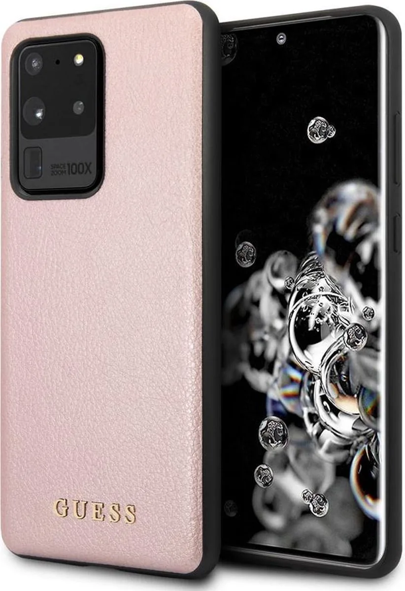 Samsung Galaxy S20 Ultra Backcase hoesje de Guess en Rose Goud – photo produit