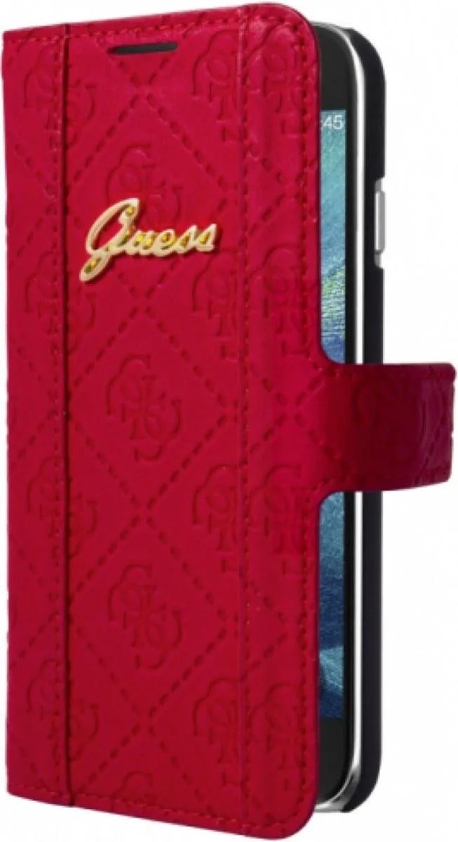 Samsung Galaxy S5 Scarlett Folio Case - Lipstick fra Guess i Lyserød – produktbillede