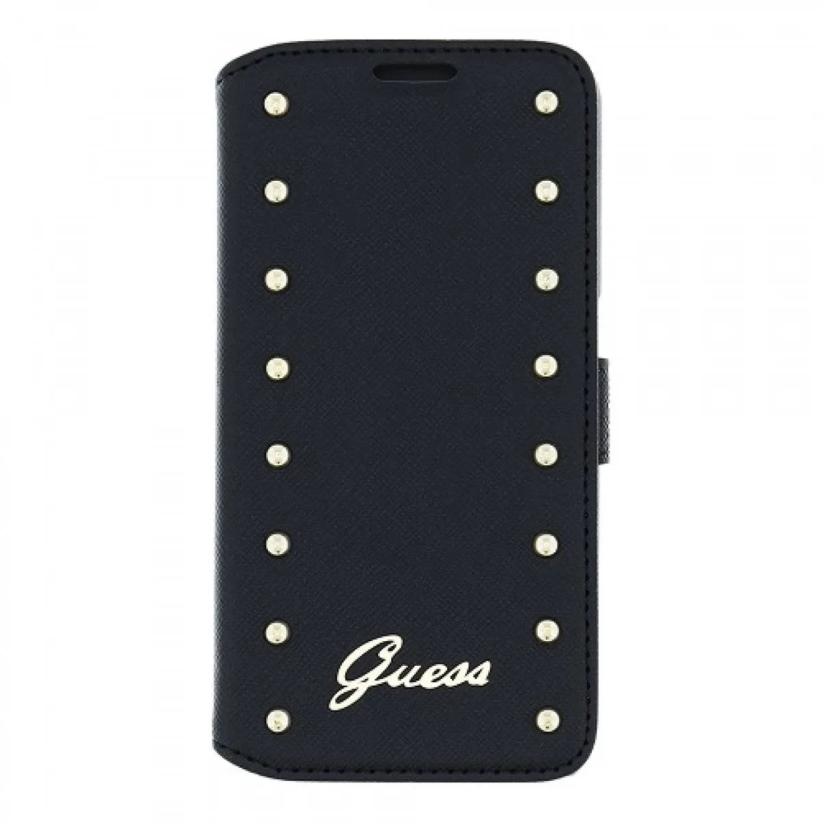 Samsung Galaxy S6 Studded Collection Folio Case - Black från Guess i Svart – produktbild