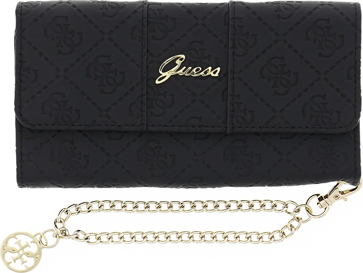Scarlett Clutch Book Case - Geschikt voor Apple iPhone 6 Plus/6S Plus (5.5") de Guess en Noir – photo produit