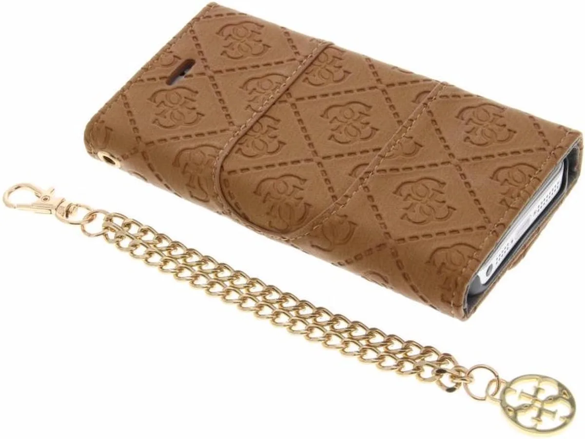 Scarlett Clutch Case iPhone 5 / 5s de Guess en Marron – photo produit