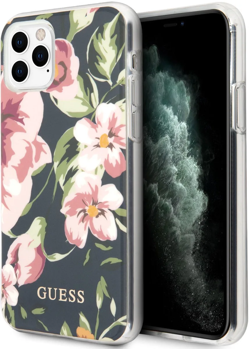 Shiny Flower Hard Case - Apple iPhone 11 Pro Max (6.5") - Design N.3 van Guess in Print – productfoto