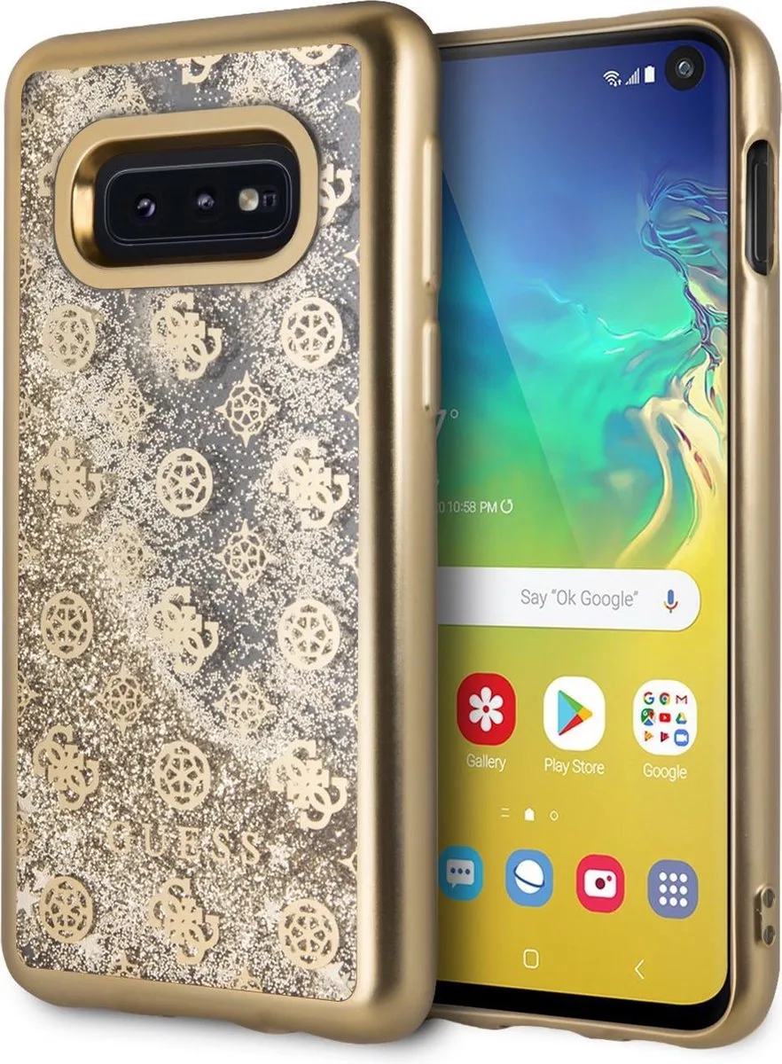 Silicone Case Guess Signature 4G Galaxy S10e van Guess in Meerkleurig – productfoto